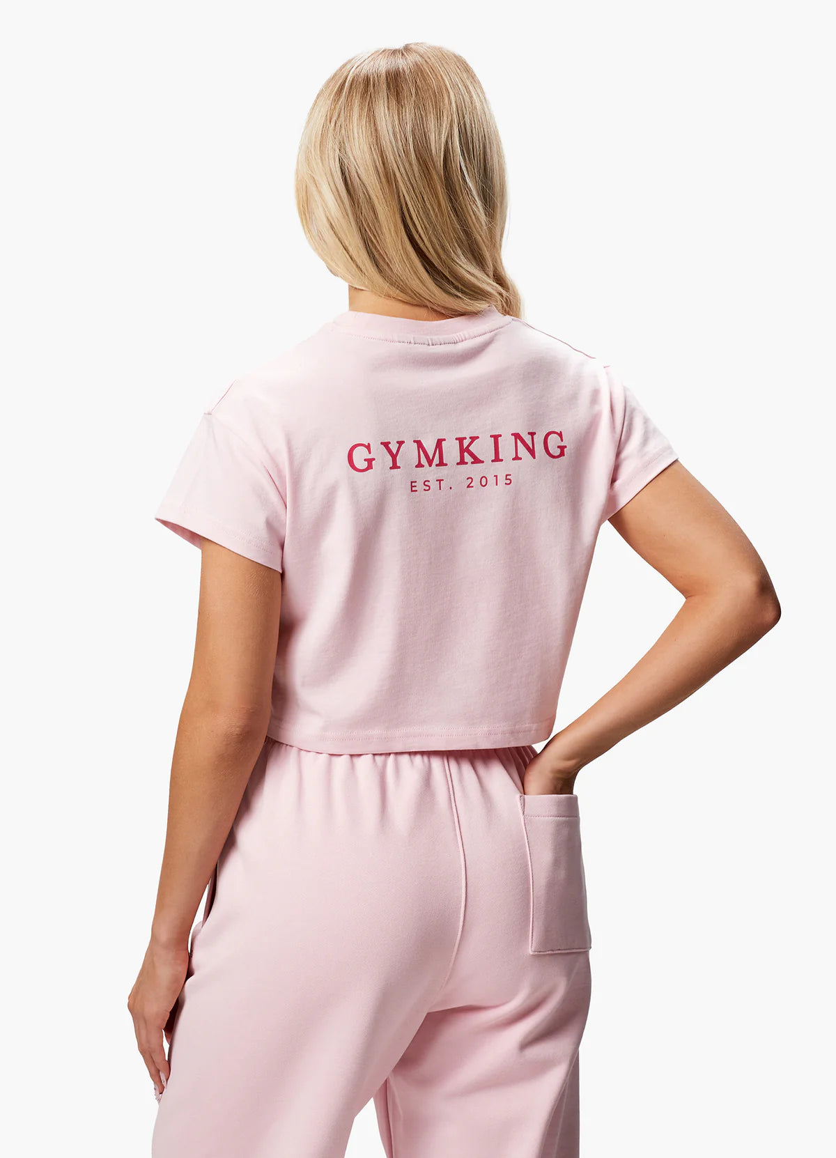 Gym King - Established Cap Sleeve Tee - Candyfloss Pink - uptowngirlhu