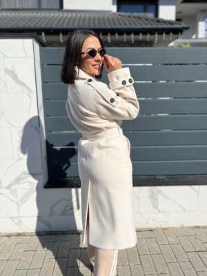 EDAN - Classic Elegant Coat - Cream