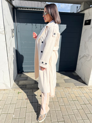 EDAN - Classic Elegant Coat - Cream