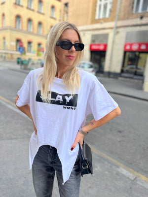 SLAY WMNS - White T-shirt