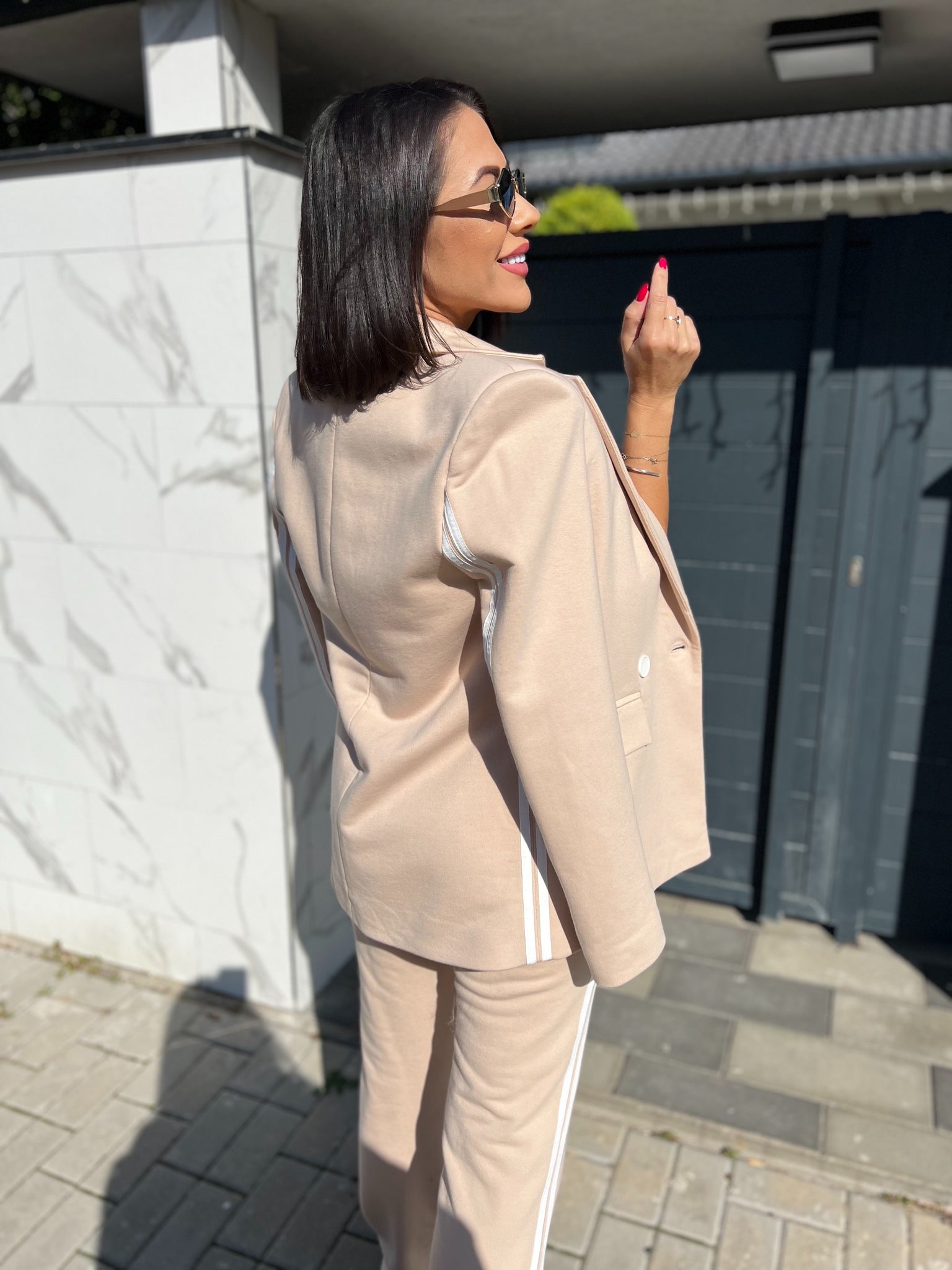 SLAY WMNS - Beige Blazer