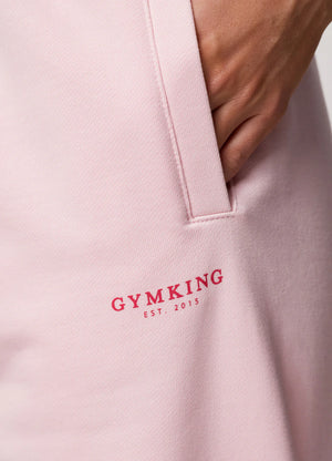 Gym King - Established Relaxed Fit Jogger - Candyfloss Pink - uptowngirlhu