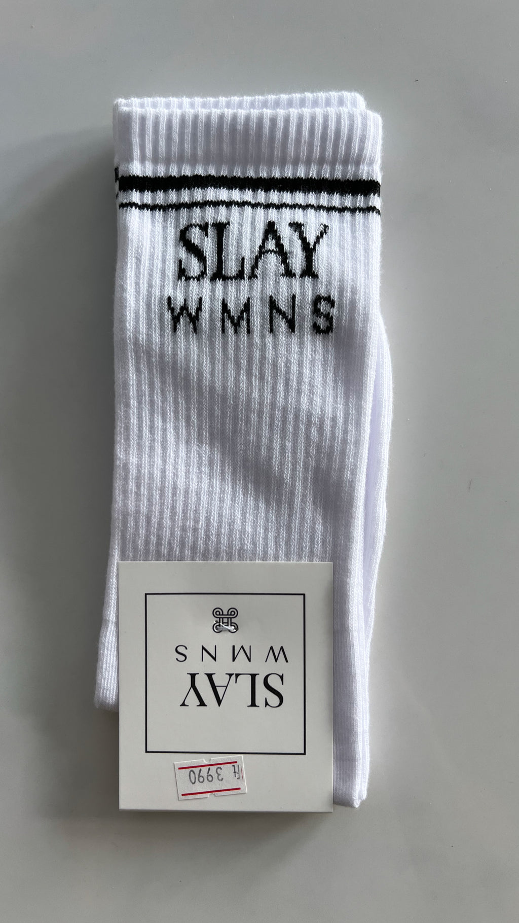 SLAY WMNS - Socks - White-Black